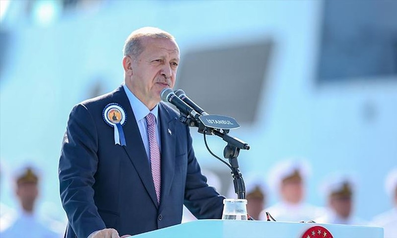 Turkey’s President Recep Tayyip Erdogan sees great potential for defence partnership between Pakistan and Turkey, decries situation in occupied Kashmir. — Anadolu Agency